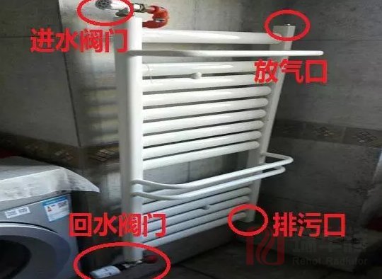 如何利用衛生間的暖氣片，將地暖里的臟水排空暖氣片安裝知識